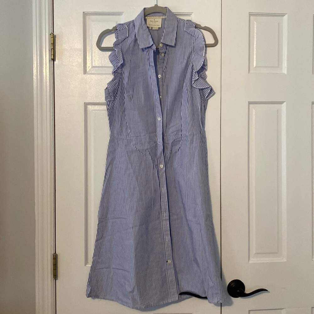 Kate Spade striped sleeveless dress. In great condition. Size 6